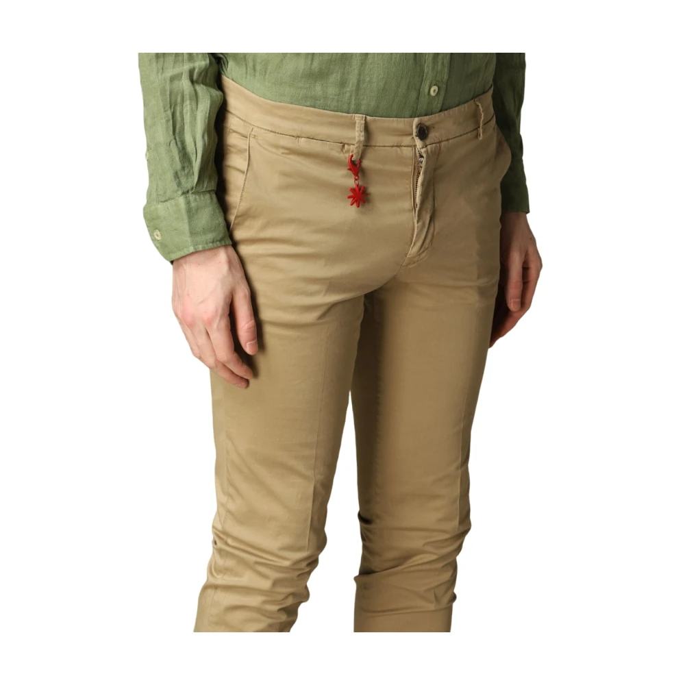 Manuel Ritz Chino Broek Beige Heren