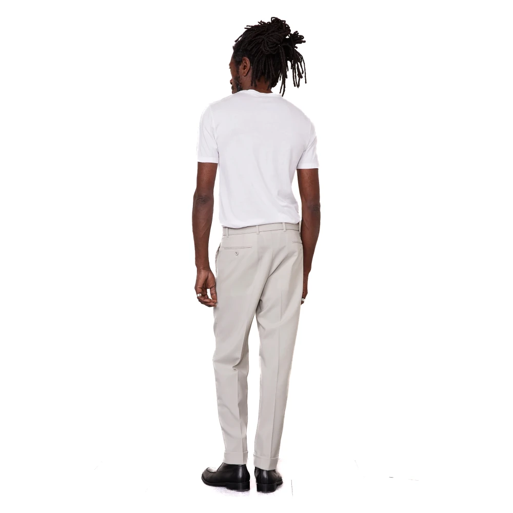 Officine Générale Wit T-shirt met Zak White Heren