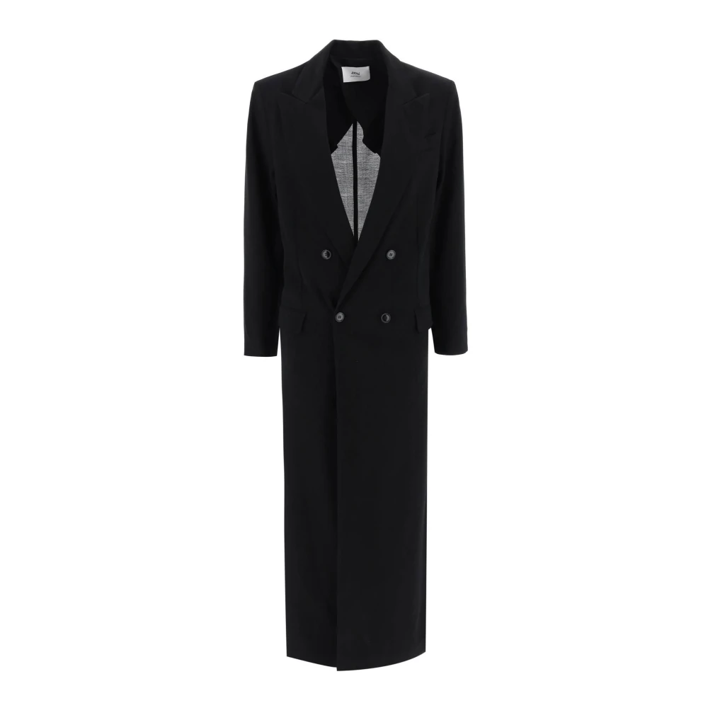 Ami Paris Double-Breasted Coats Black Dames