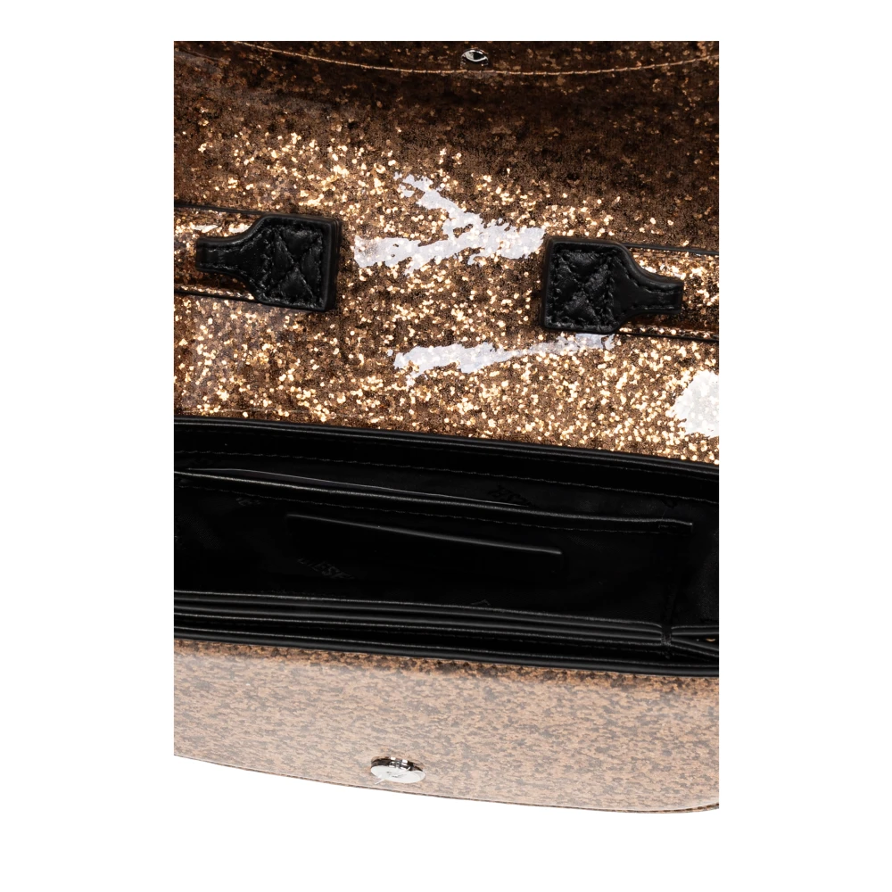 Diesel Glitter schoudertas `1Dr` Yellow Dames