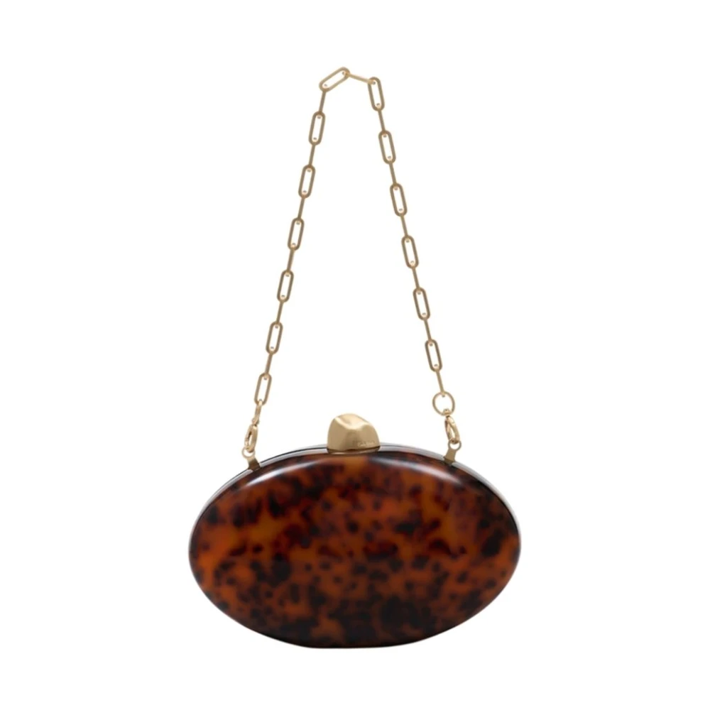 Cult Gaia Brown Clutches, Female, One Size, Eviana Clutch