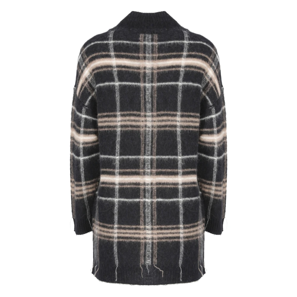 Kangra Zwarte Kasjmier Alpaca Trui Vrouwen Black Dames