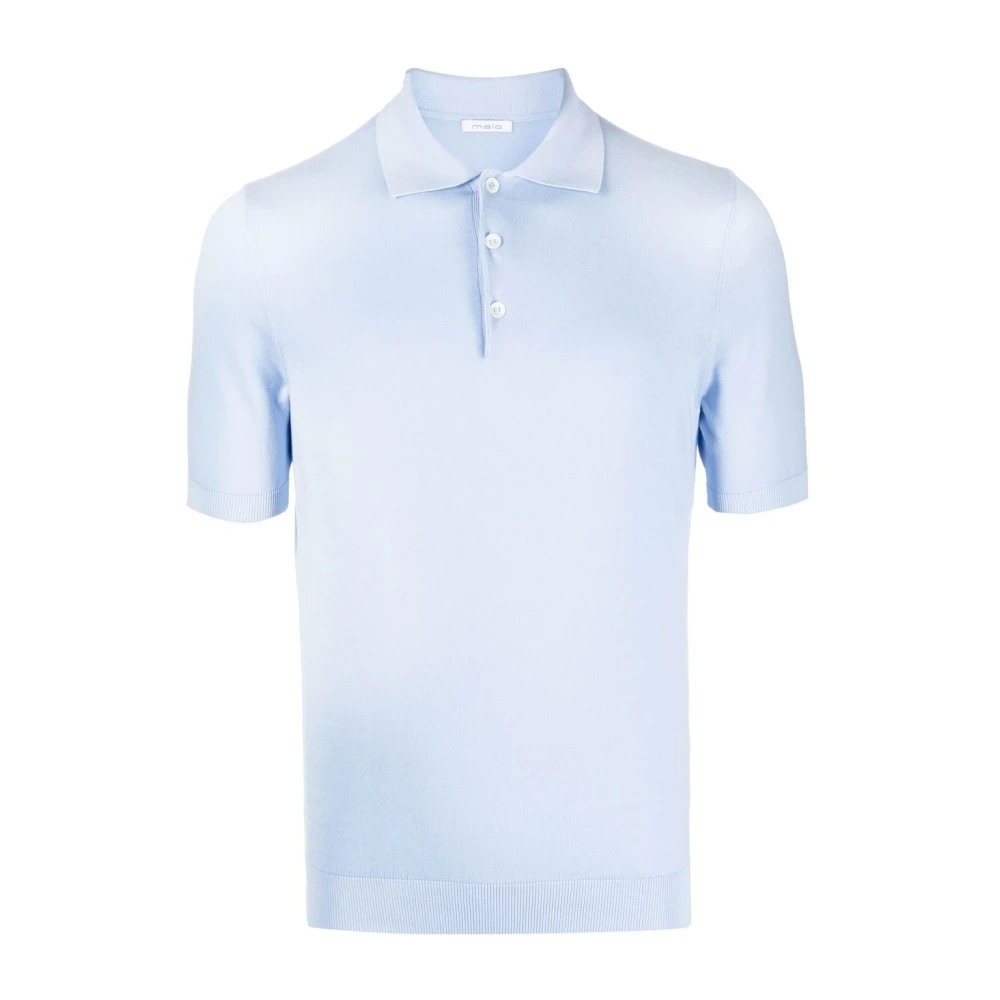 Malo - Tops > Polo Shirts - Blue - Malo - Modalova