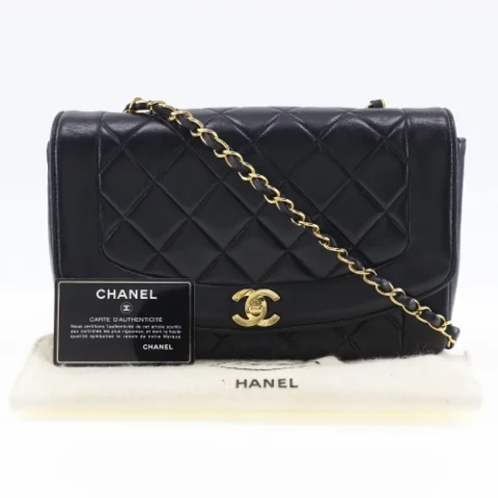 Chanel Vintage Pre-owned Fabric chanel-bags Black Dames
