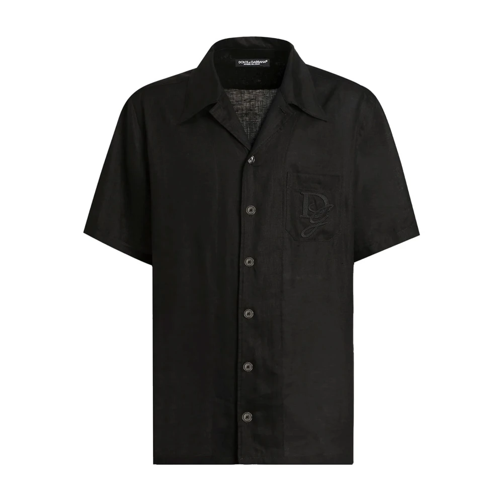 Dolce & Gabbana Uomo Nero Magliette, L, New,