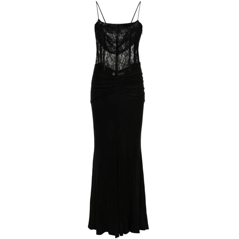 Alessandra Rich Zwarte jurken voor vrouwen Black Dames