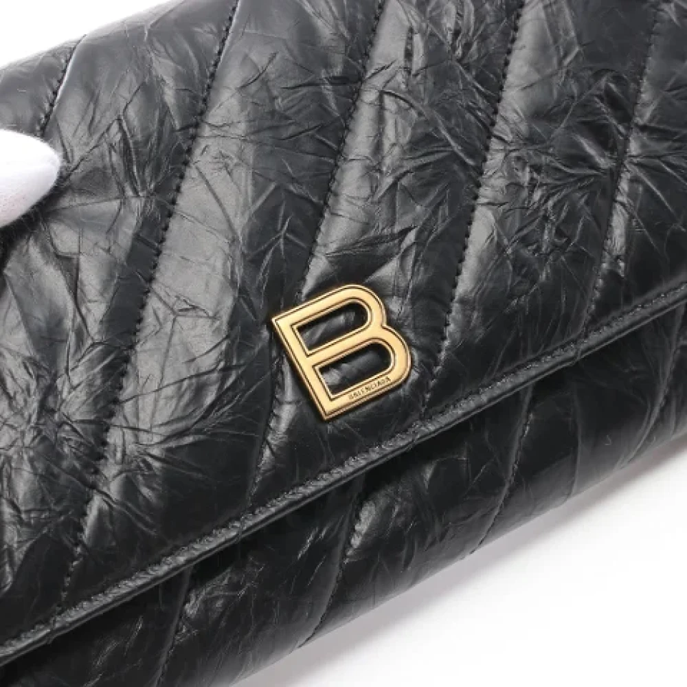 Balenciaga Vintage Pre-owned Leather balenciaga-bags Black Dames