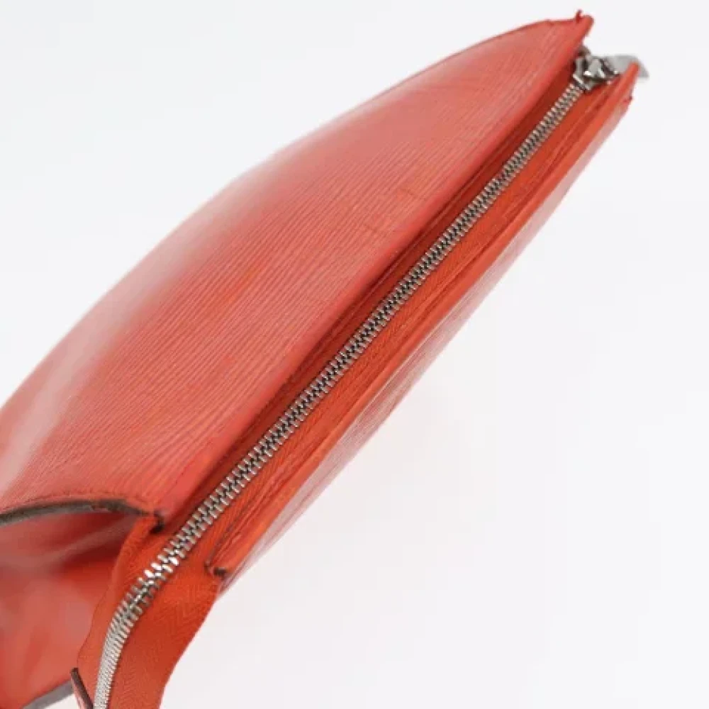Louis Vuitton Vintage Pre-owned Leather clutches Orange Dames
