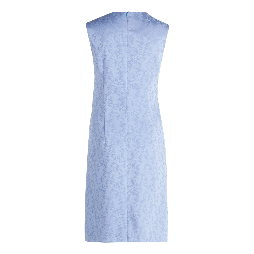Betty Barclay Chiffon Batik Style Jurk met Rits Blue Dames