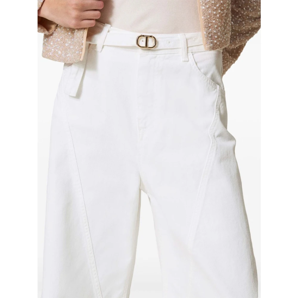 Twinset Spijkerbroek Set White Dames