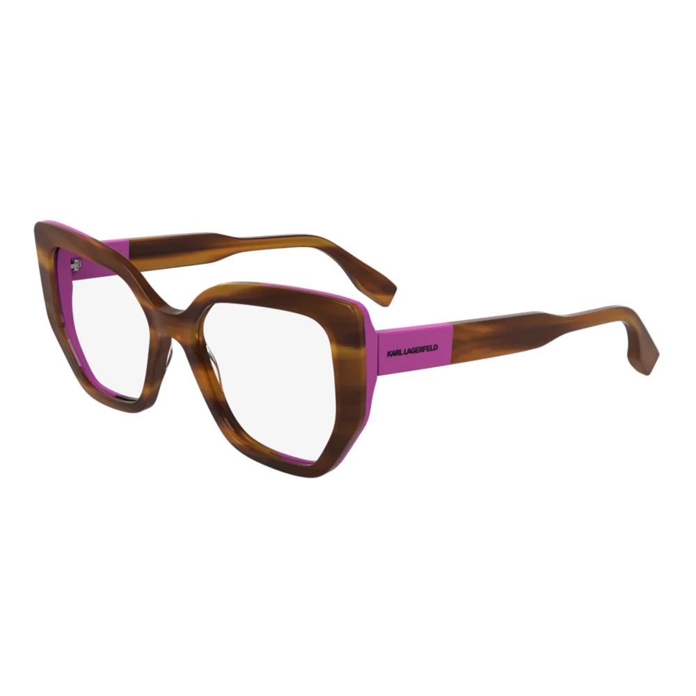 Karl Lagerfeld Women's Brown Glasses, 53 Mm, Cat-Eye Sunglasses