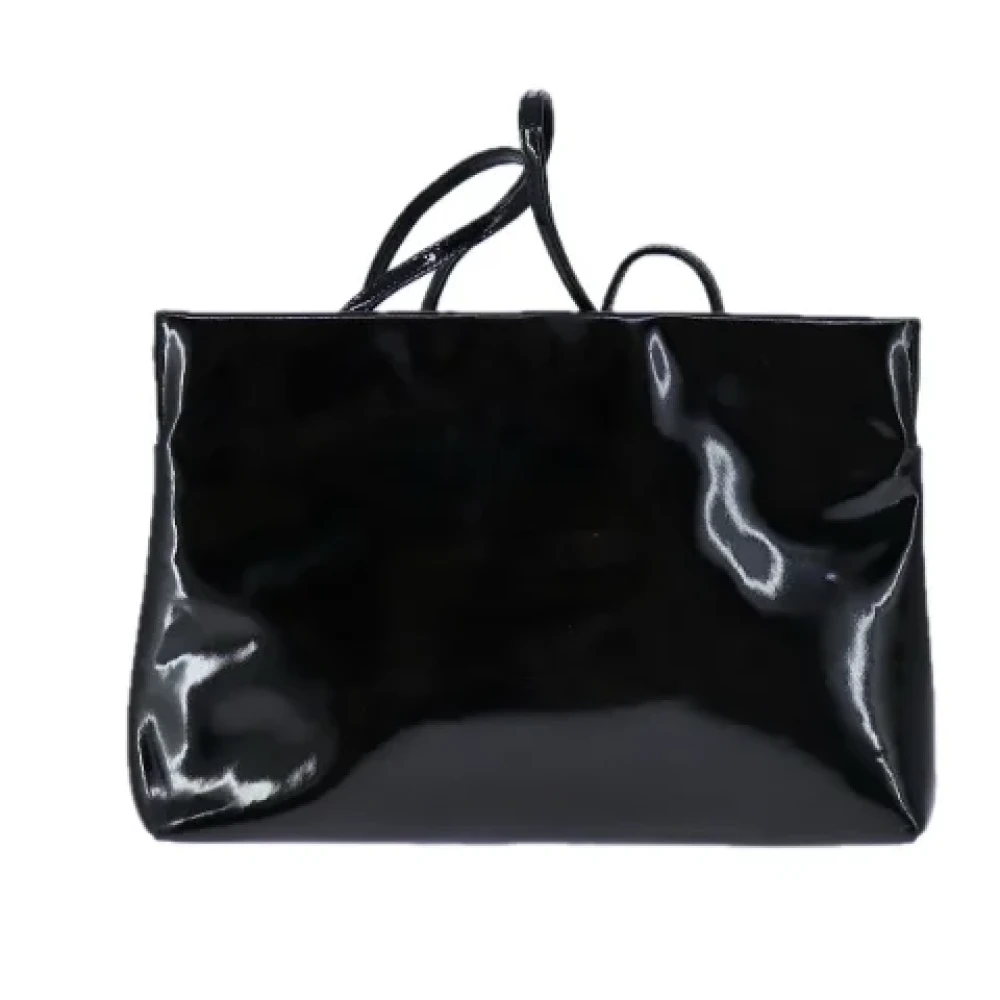 Salvatore Ferragamo Pre-owned Canvas shoulder-bags Black Dames