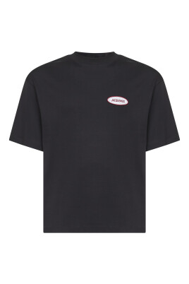 t-shirt-en-coton-bleu-avec-logo-patch