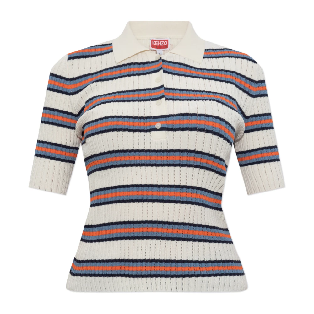 Kenzo Multicolor Topp Med Randigt Mönster