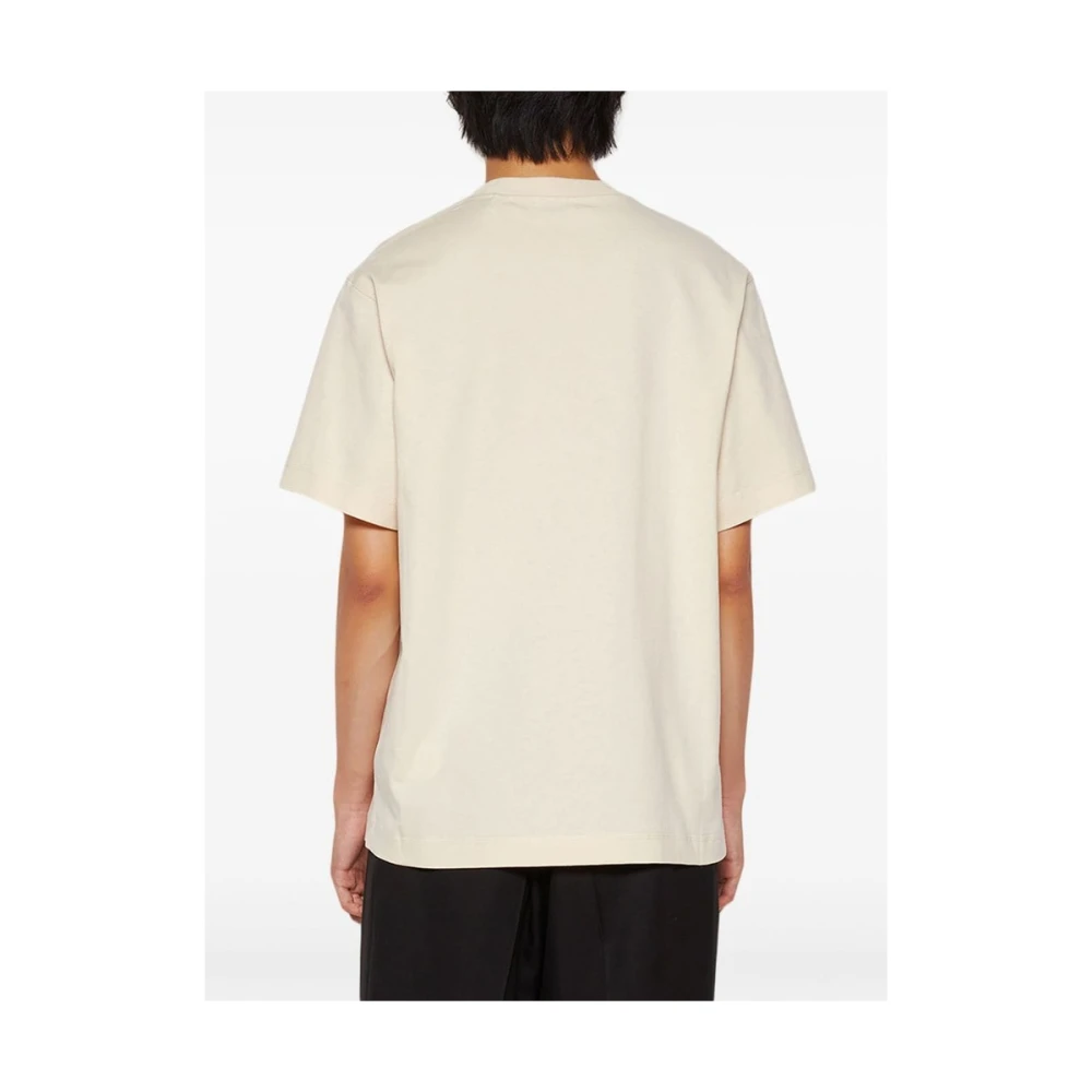 Burberry Roomwit Logo T-shirt Beige Heren