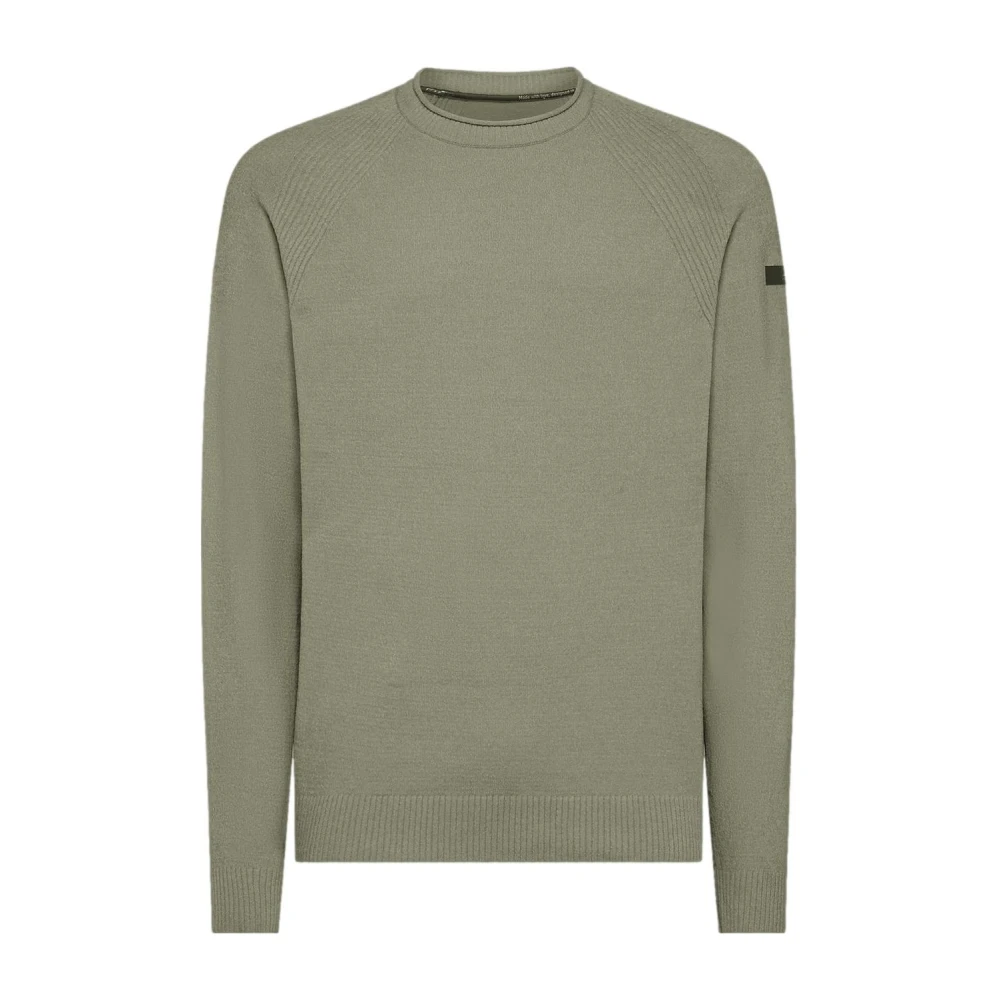 RRD Zachte Chenille Jersey met Ronde Hals Green Heren