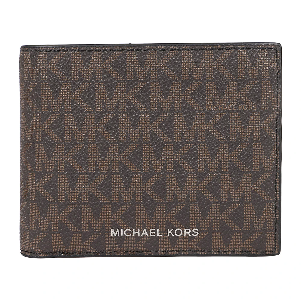 Michael Kors Klassieke Leren Portemonnee Brown Heren