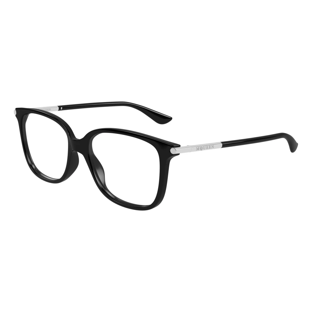 Alexander Mcqueen Women's Black Cat-Eye Optical Frame - Glasses - 53 Mm - Accessories