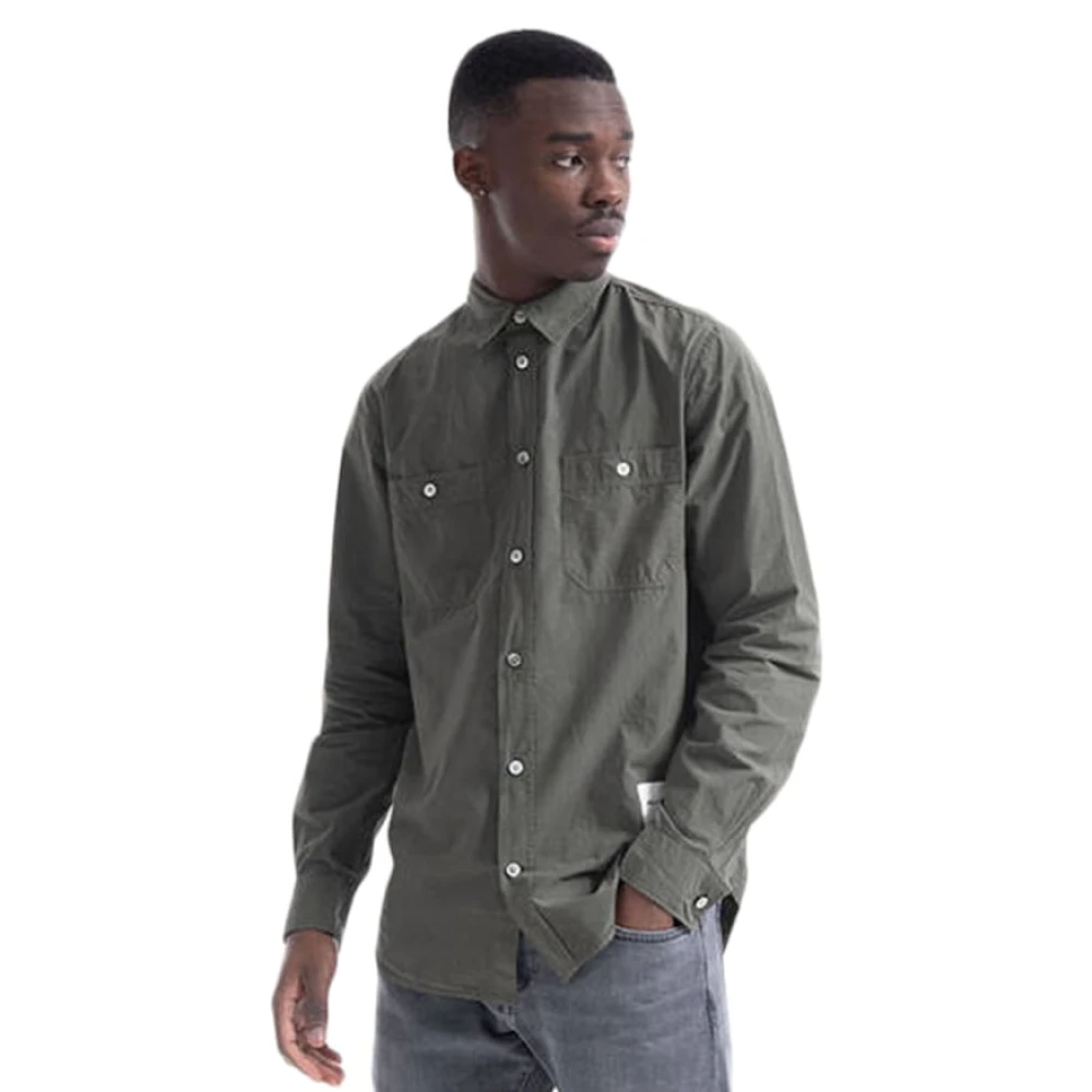 Norse Projects Tab Serie Ivy Green Shirt Gray Heren