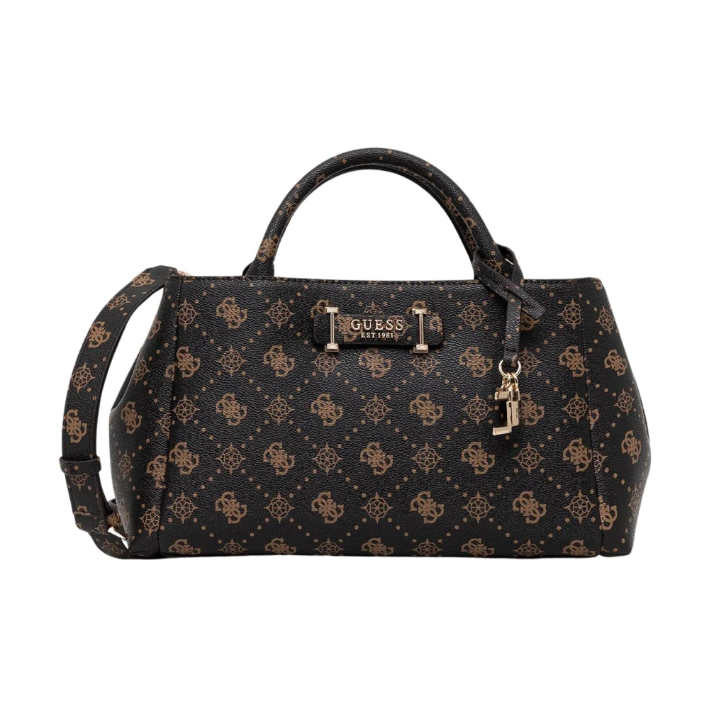 Guess Donna Marrone Carrie Handbag - Immagine 4
