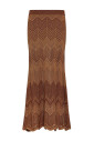 jupe-midi-en-tricot-zig-zag-marron