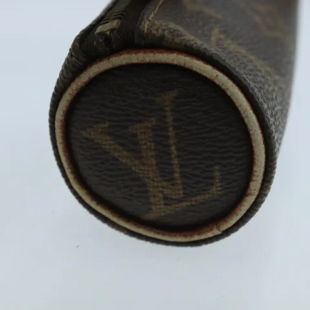 Louis Vuitton Vintage Pre-owned Canvas clutches Brown Dames