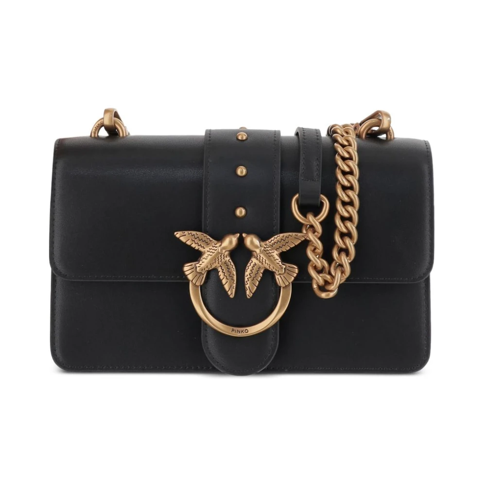 Pinko Black Cross Body Bags, Female, One Size, Love One Classic Shoulder Bag