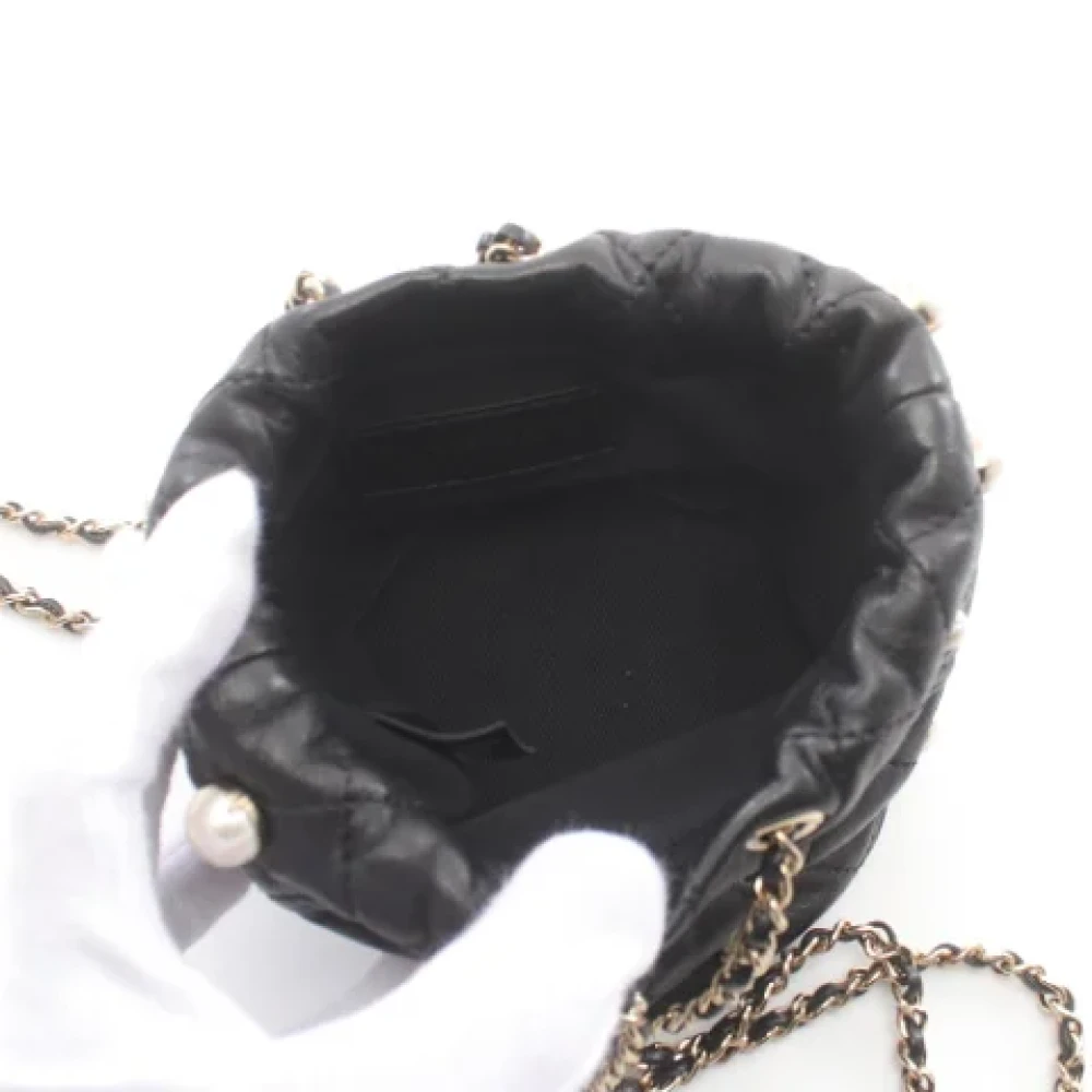 Chanel Vintage Pre-owned Fabric chanel-bags Black Dames