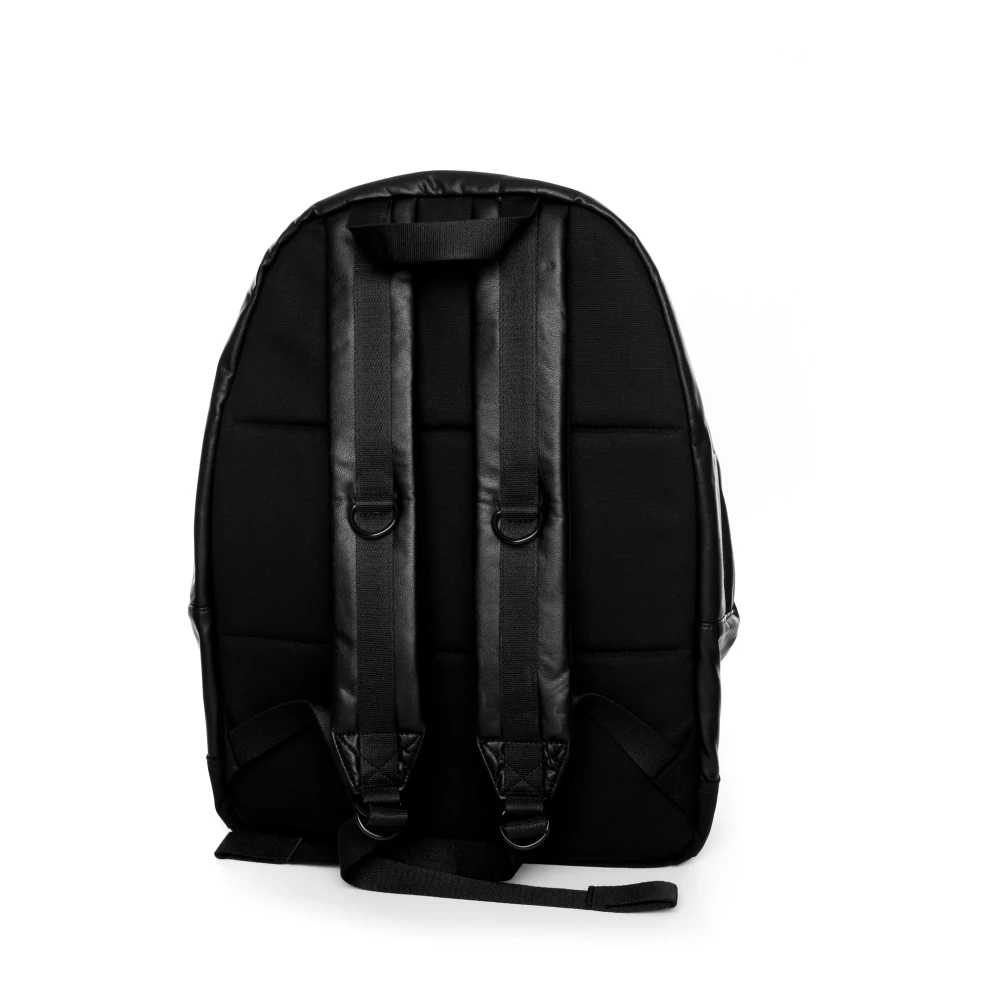 Carhartt WIP Stijlvolle Kunstleren Rugzak Black Heren