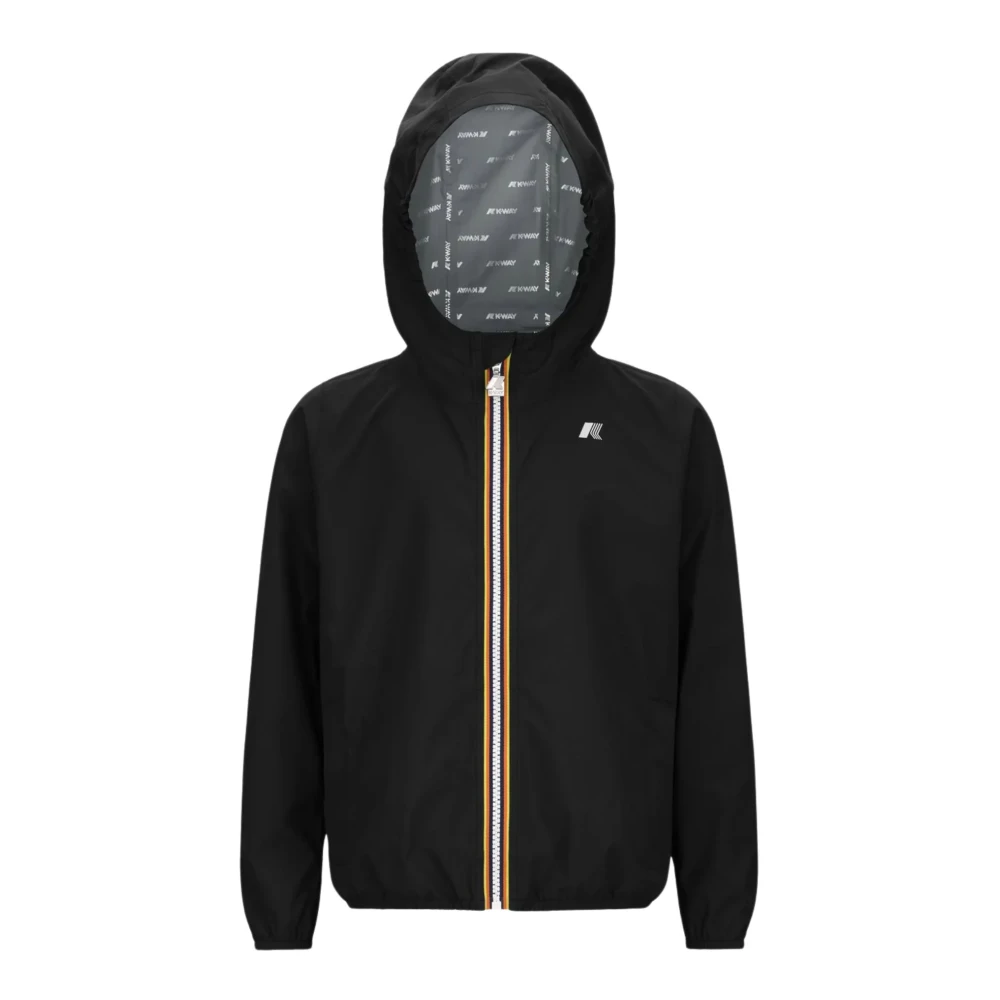 K-Way Unisex Kids Black P. Jack Stretch Dot - Light Jackets - 12 Y - Kids