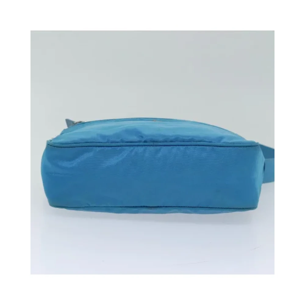 Prada Vintage Pre-owned Nylon prada-bags Blue Dames