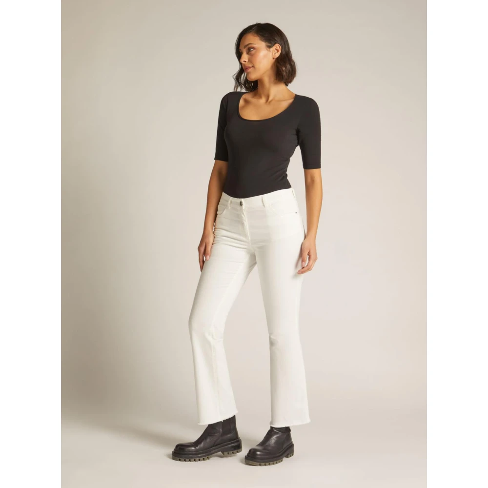 Elena Mirò Stijlvolle Broek White Dames