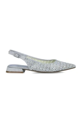 Slingback bassa con strass