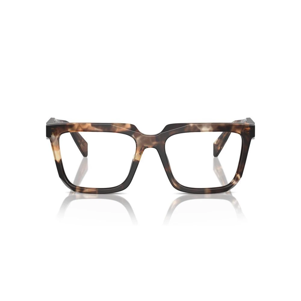 Prada Tortoise Camel Brillen Monturen Multicolor Unisex