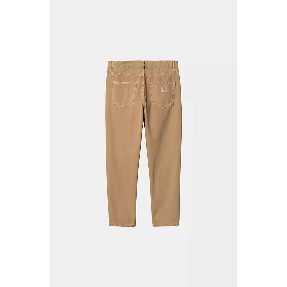Carhartt WIP Coventry Corduroy Relaxte Tapered Broek Beige Heren
