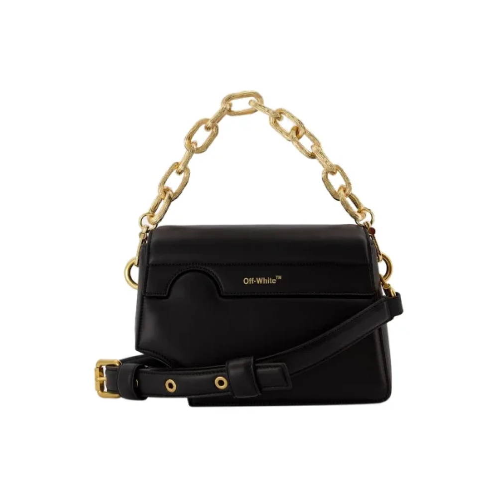 Off White Leather handbags Black Dames
