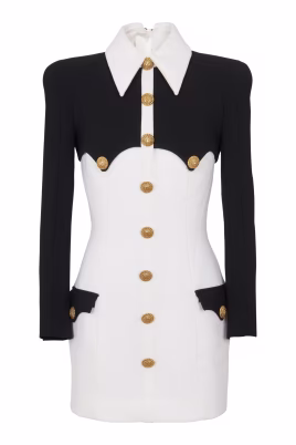 courte-robe-en-crepe-boutonnee