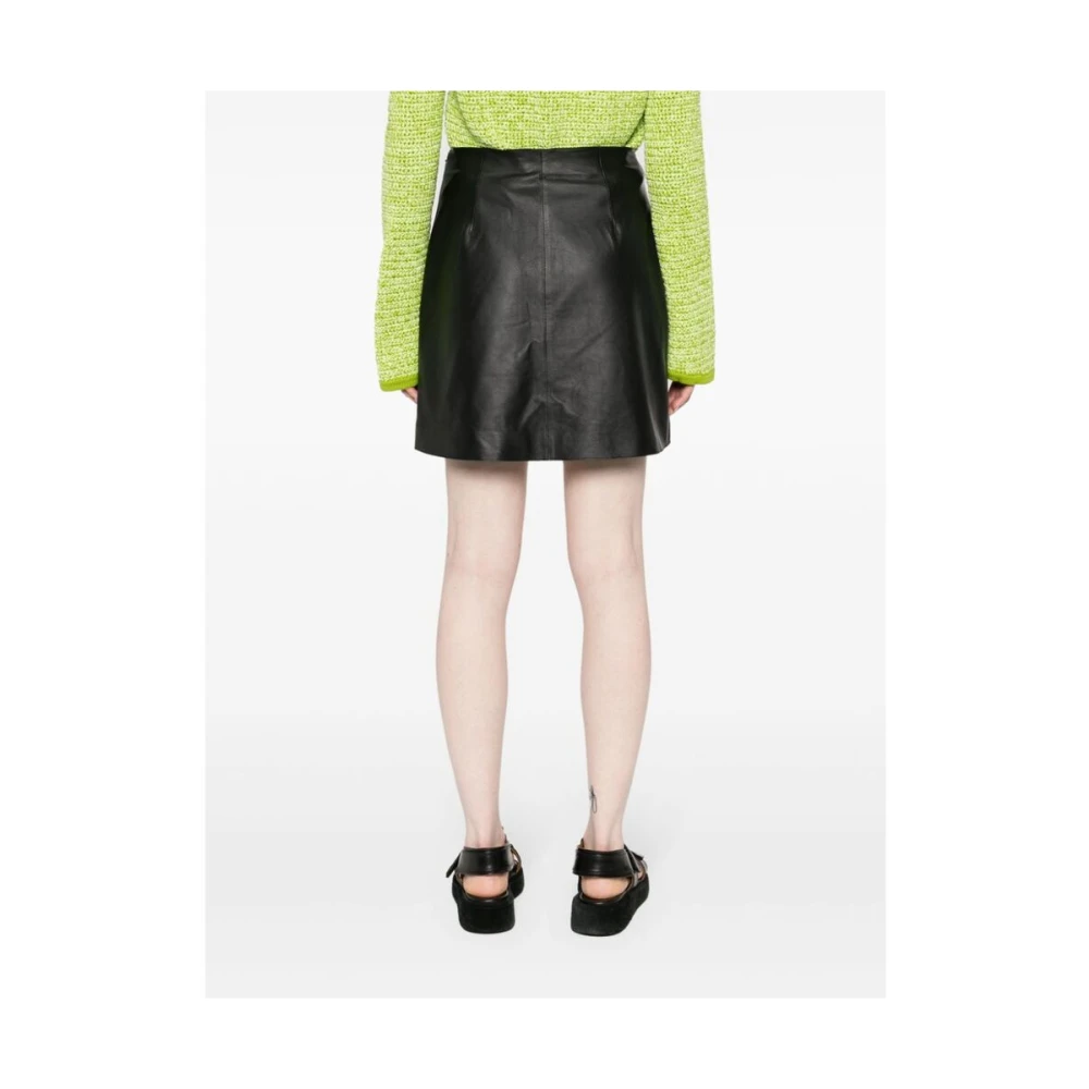 By Malene Birger Leather Skirts By Herenne Birger Black Dames