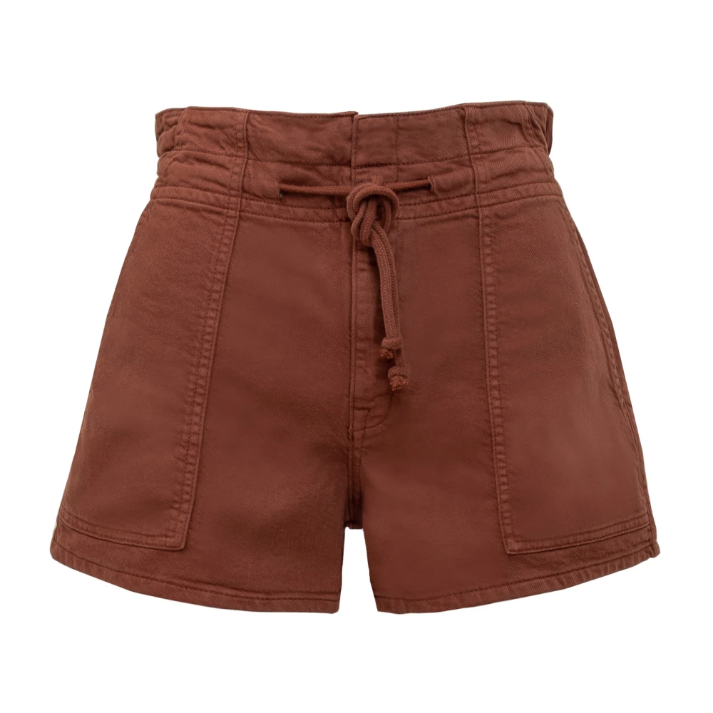 BA&SH Bruine Shorts met Trekkoord en Zakken Brown Dames