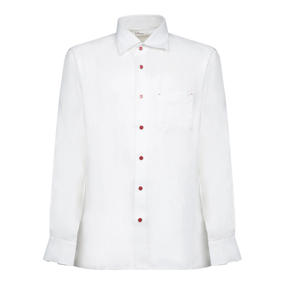 Kiton Witte Polo Shirt Stijlvol White Heren
