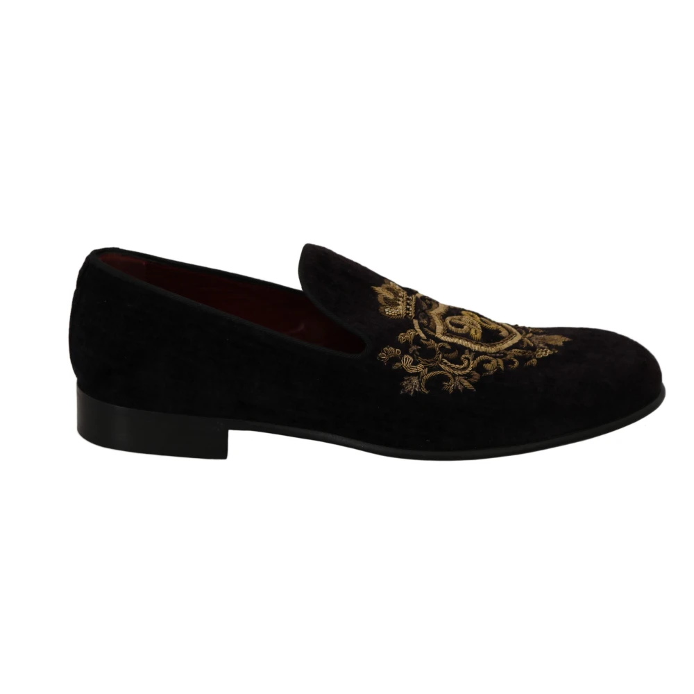 Dolce & Gabbana Men's Brown Suede Leather Stiletto Shoes Heels