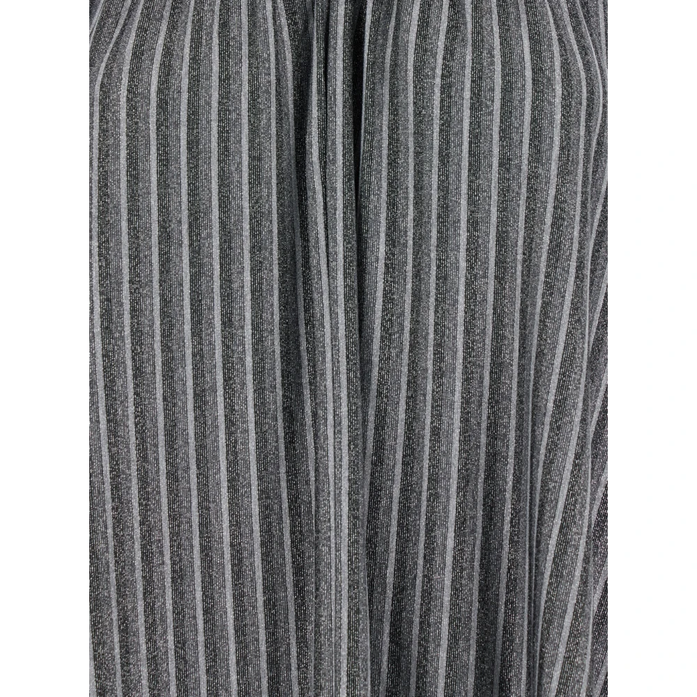 Momoni Grijze Lurex Jurk Gray Dames