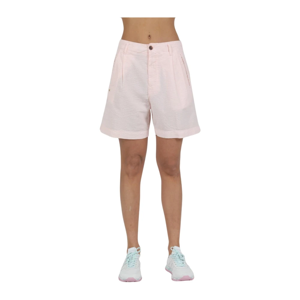 White Sand Stijlvolle Bermuda Shorts Pink Dames