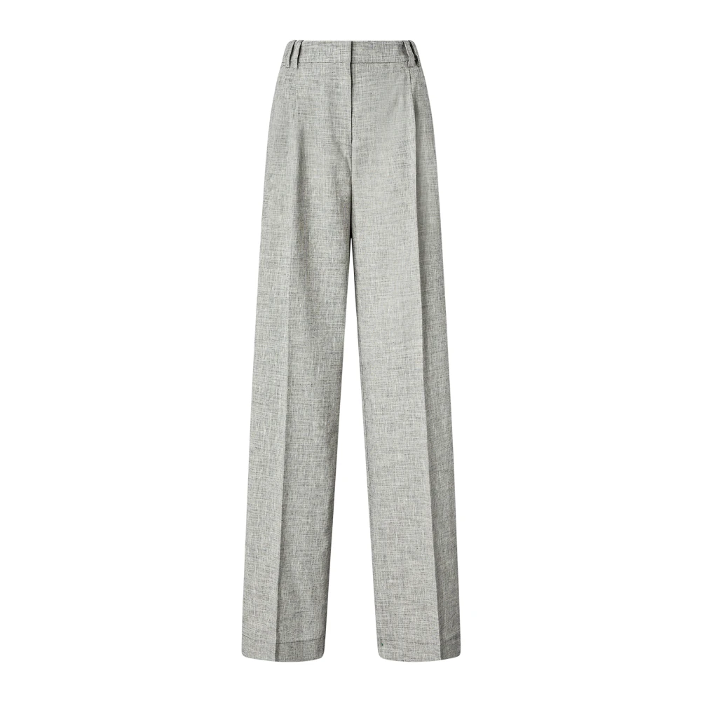 Pinko Women's Gray Brescello Wide Trousers - Wide Trousers - S - Trousers
