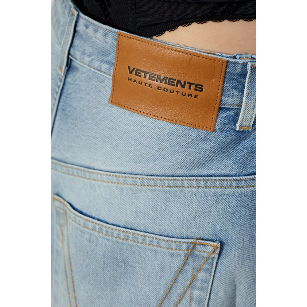 Vetements Jeans met trein Blue Dames