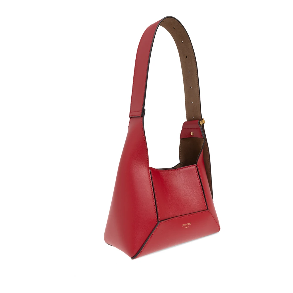Jimmy Choo Schoudertas Diamond Klein Red Dames