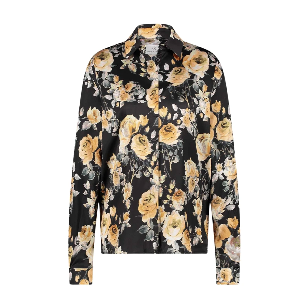 Jane Lushka Sissy Blouse Black Dames