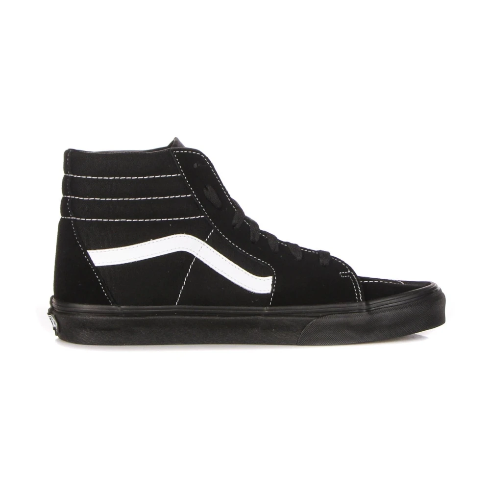 Vans Hoge Top Suède Canvas Sneaker Heren Schoenen Zwart