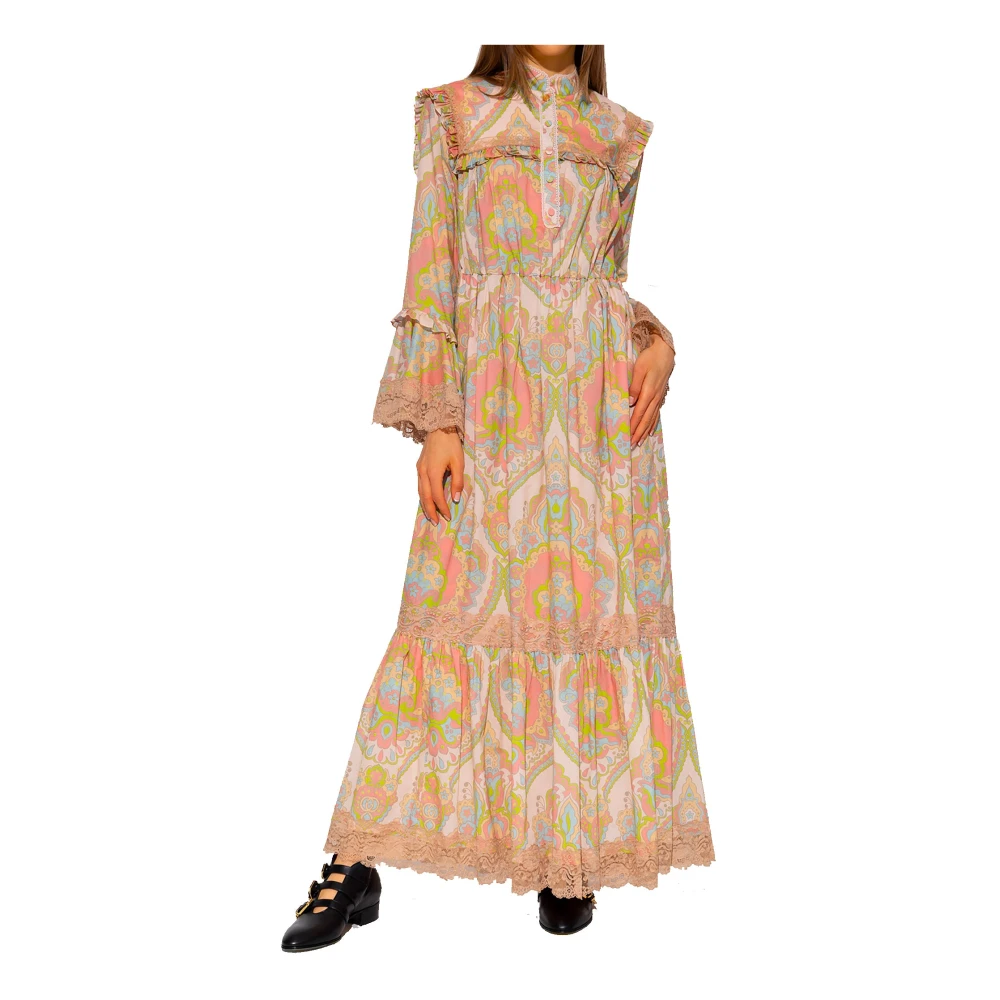 Gucci Maxi Daily Dress Pink Dames