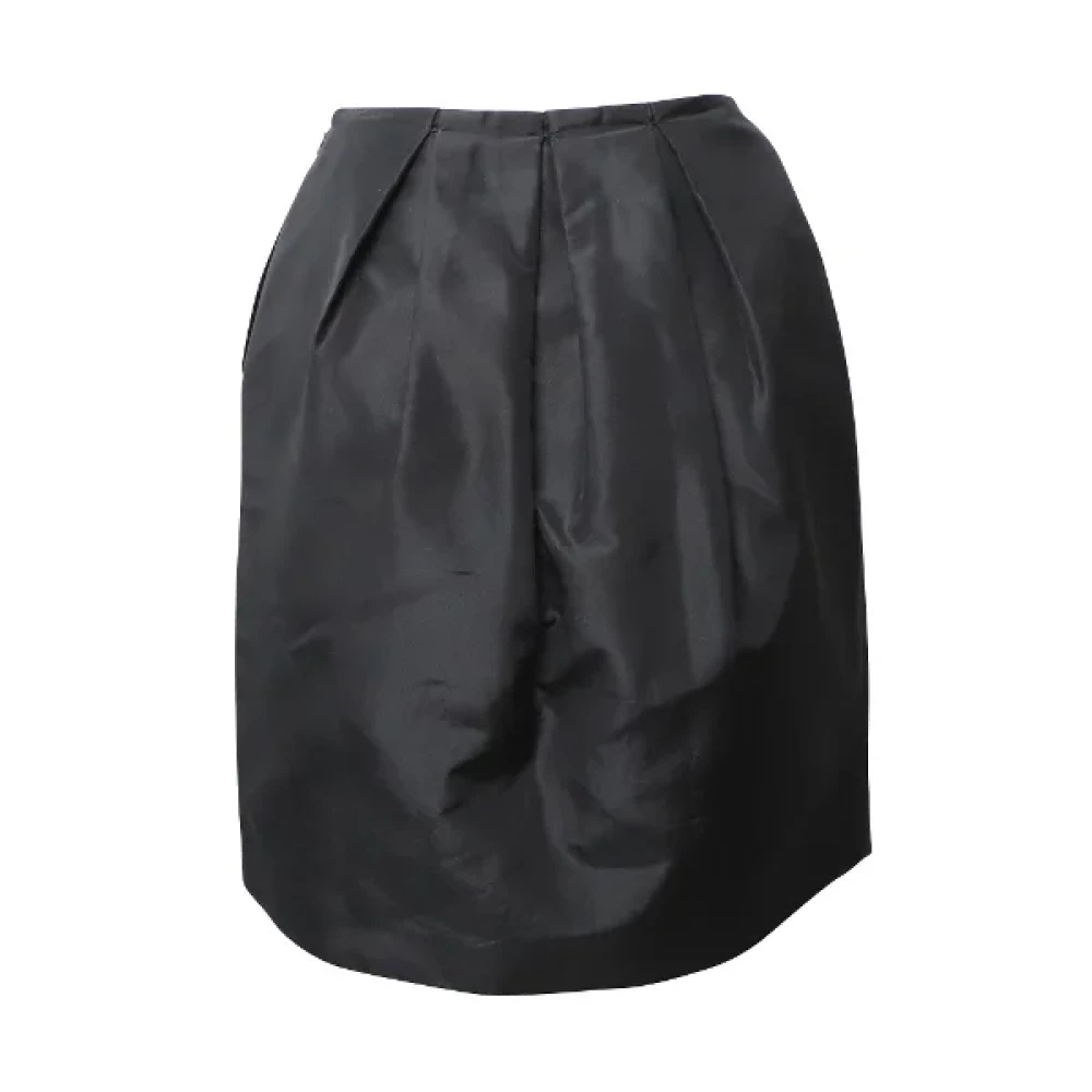 Prada Vintage Pre-owned Silk bottoms Black Dames